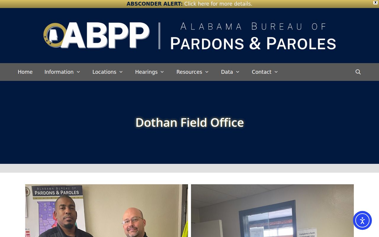 Dothan field office for Houston County probation and parole records
